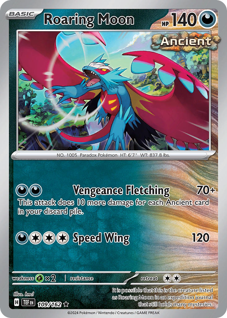 Roaring Moon 109/162 Reverse holo