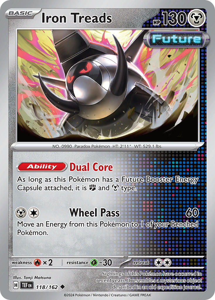 Iron Treads 118/162 Reverse holo