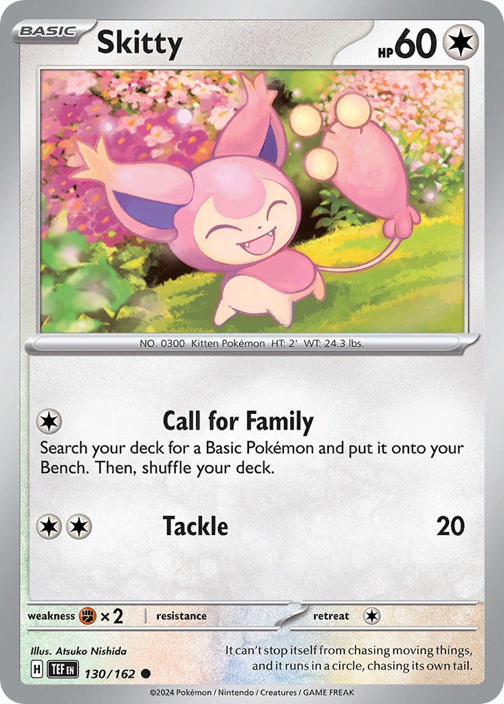 Skitty 130/162 Reverse holo
