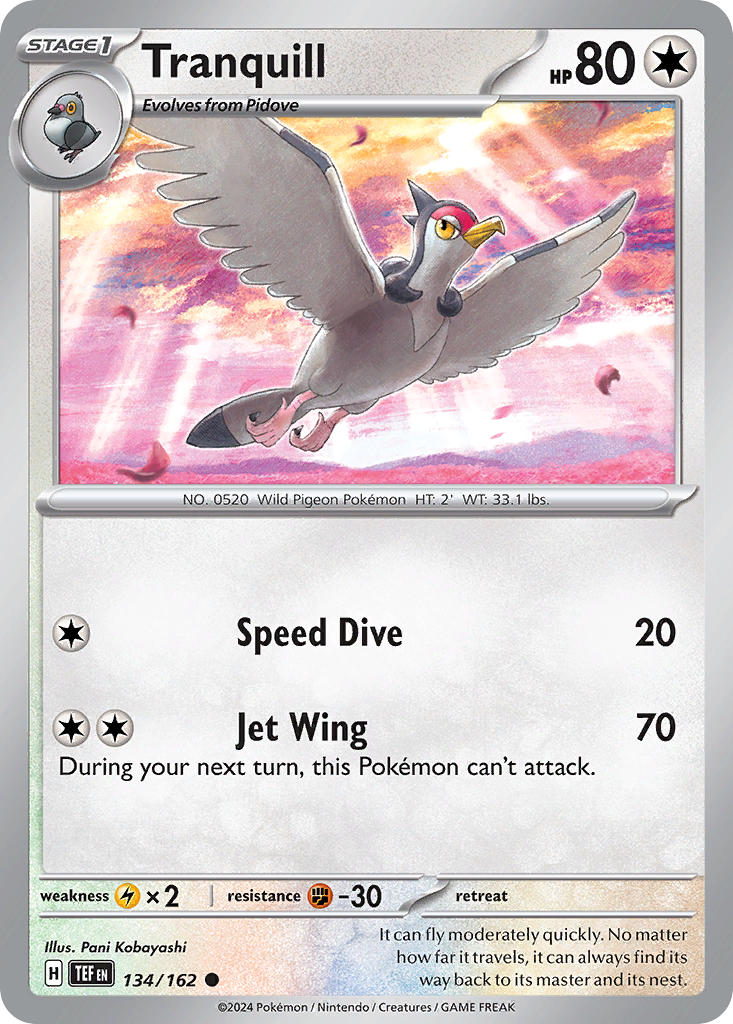 Tranquill 134/162 Reverse holo