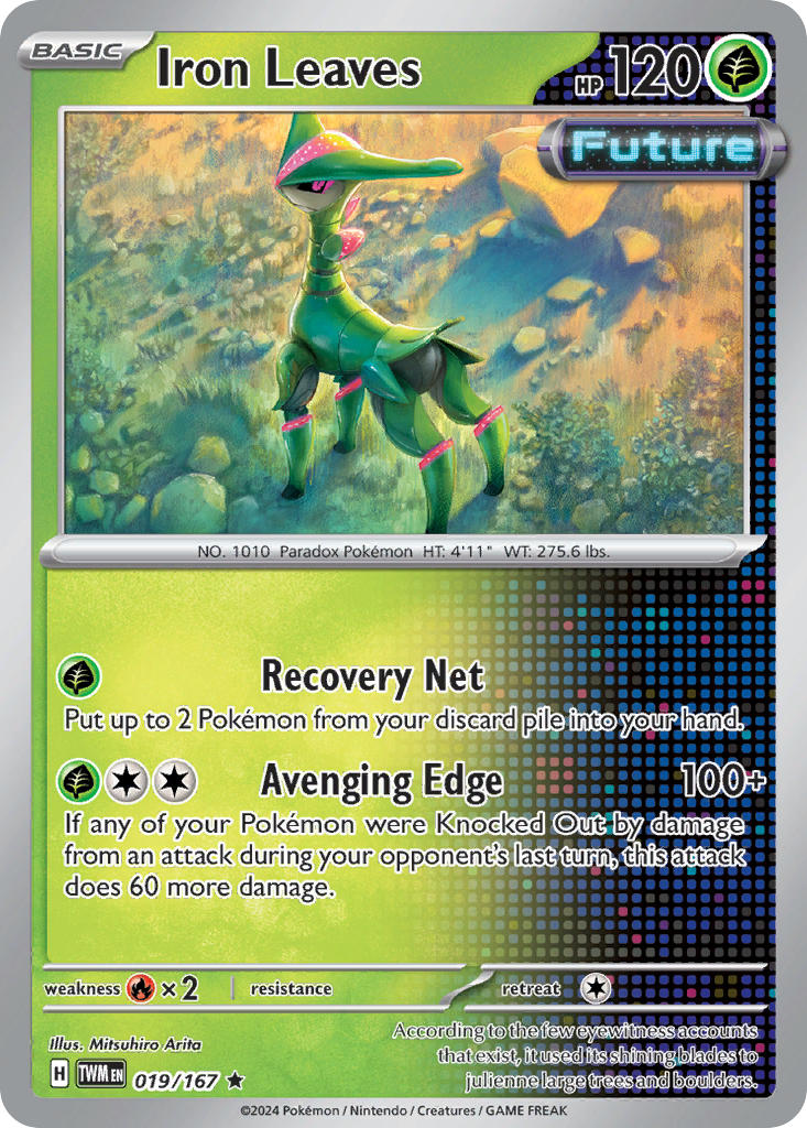 Iron Leaves 019/167 Reverse holo