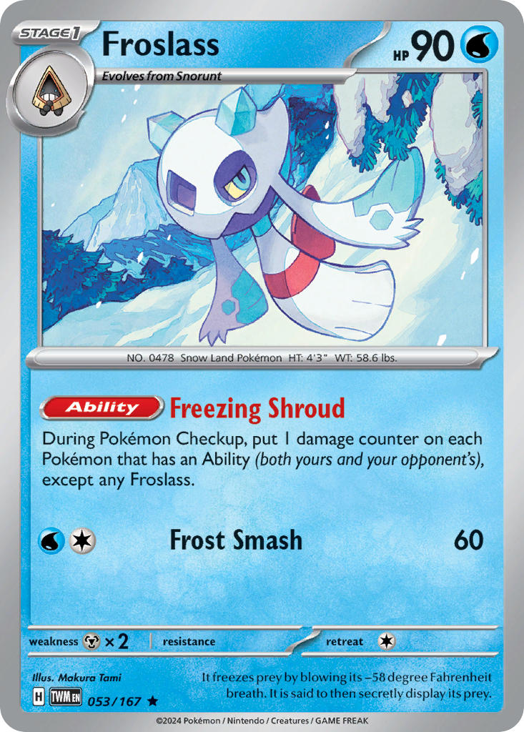 Froslass 053/167 Reverse holo