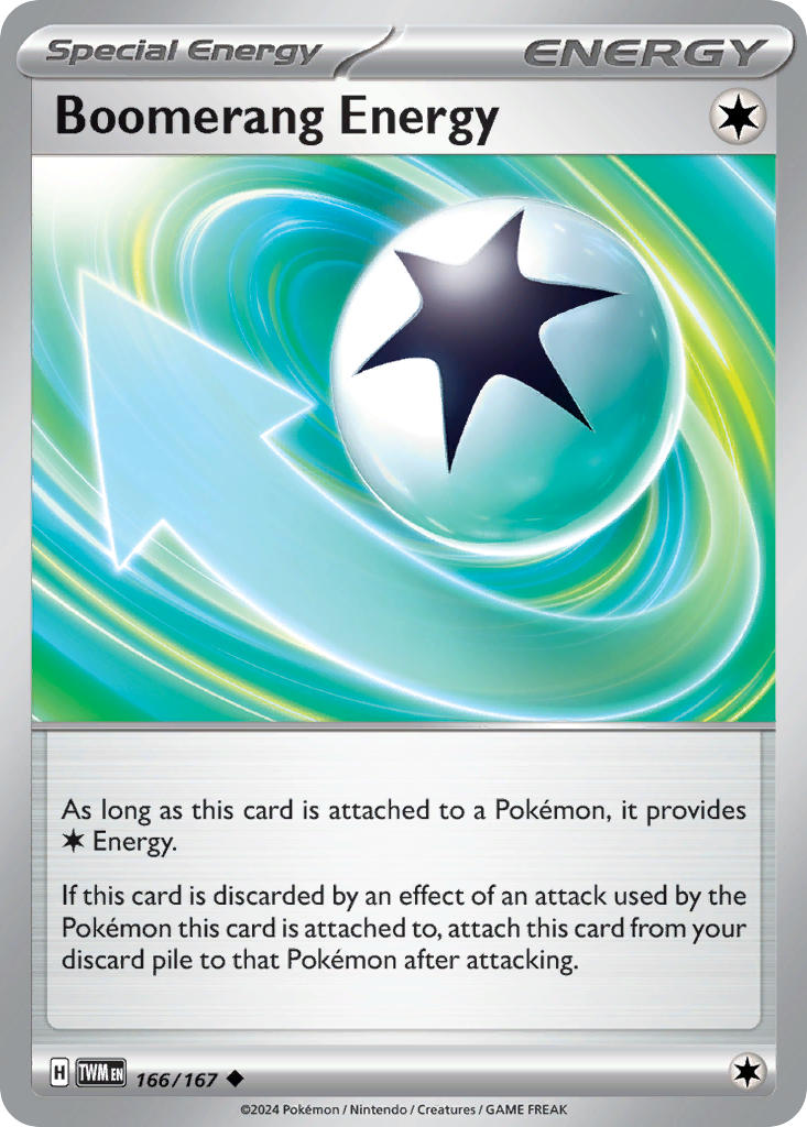 Boomerang Energy 166/167 Reverse holo